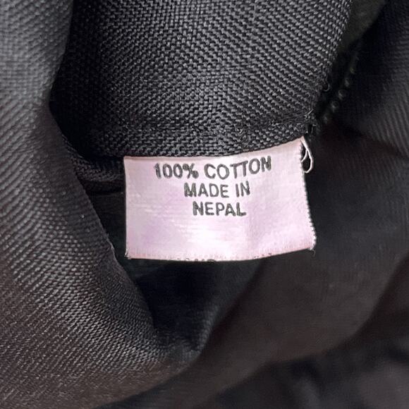 Multicolor Distressed Patchwork Embroidered Owl Tote Bag Tie Dye Tapestry Boho - Picture 4 of 8